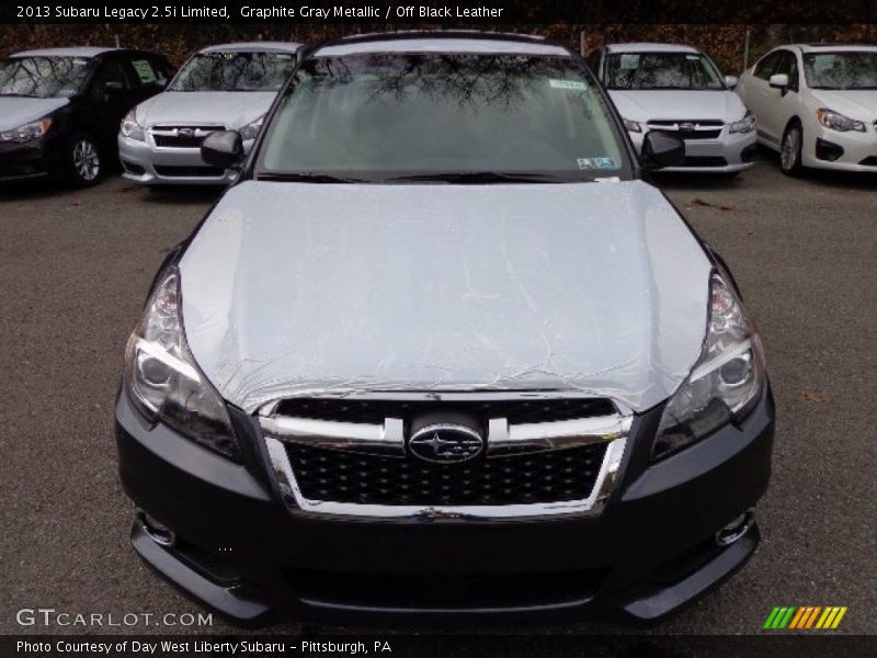 Graphite Gray Metallic / Off Black Leather 2013 Subaru Legacy 2.5i Limited