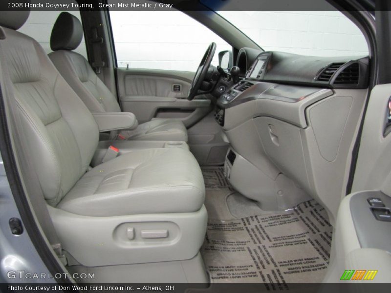 Ocean Mist Metallic / Gray 2008 Honda Odyssey Touring
