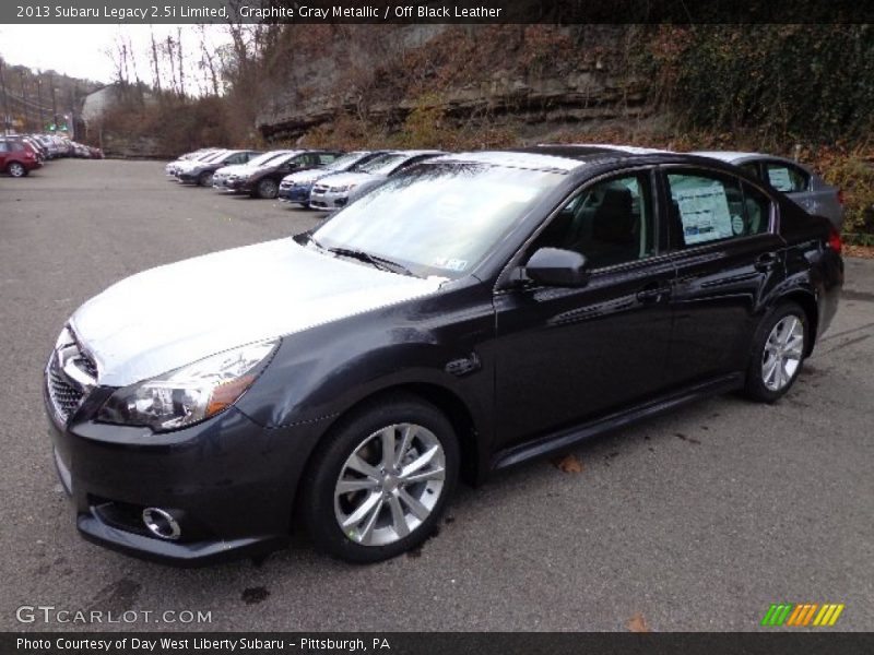 Graphite Gray Metallic / Off Black Leather 2013 Subaru Legacy 2.5i Limited