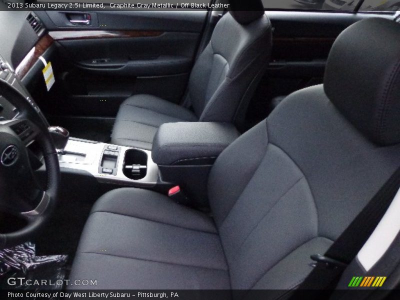 Graphite Gray Metallic / Off Black Leather 2013 Subaru Legacy 2.5i Limited