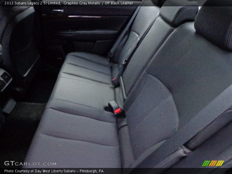 Graphite Gray Metallic / Off Black Leather 2013 Subaru Legacy 2.5i Limited