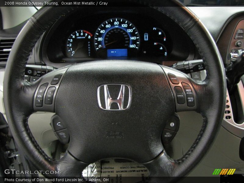 Ocean Mist Metallic / Gray 2008 Honda Odyssey Touring