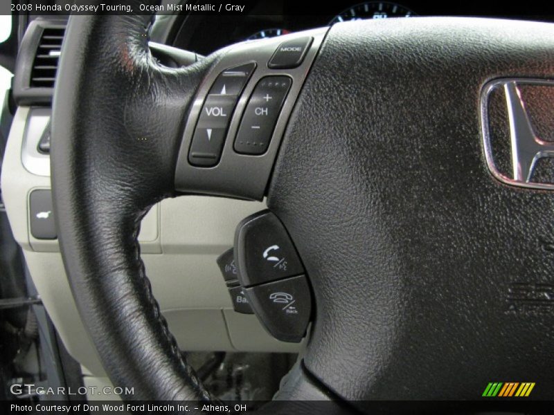 Ocean Mist Metallic / Gray 2008 Honda Odyssey Touring
