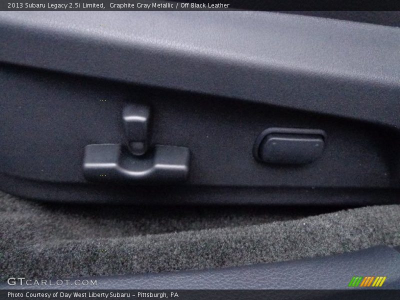Graphite Gray Metallic / Off Black Leather 2013 Subaru Legacy 2.5i Limited