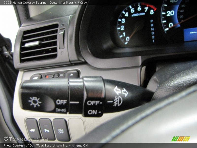 Ocean Mist Metallic / Gray 2008 Honda Odyssey Touring