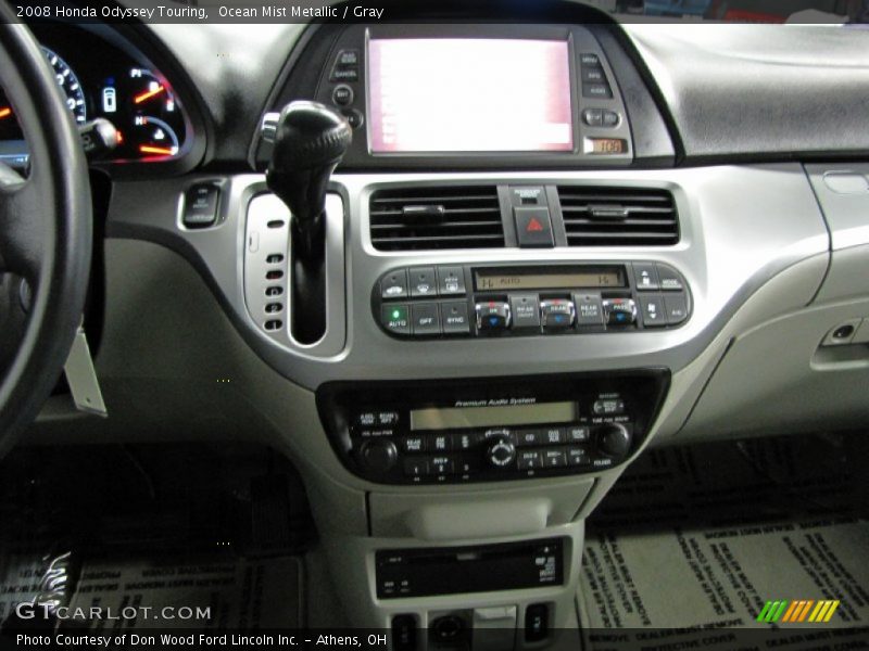 Ocean Mist Metallic / Gray 2008 Honda Odyssey Touring