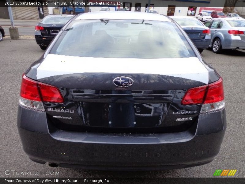 Graphite Gray Metallic / Black 2013 Subaru Legacy 2.5i Premium