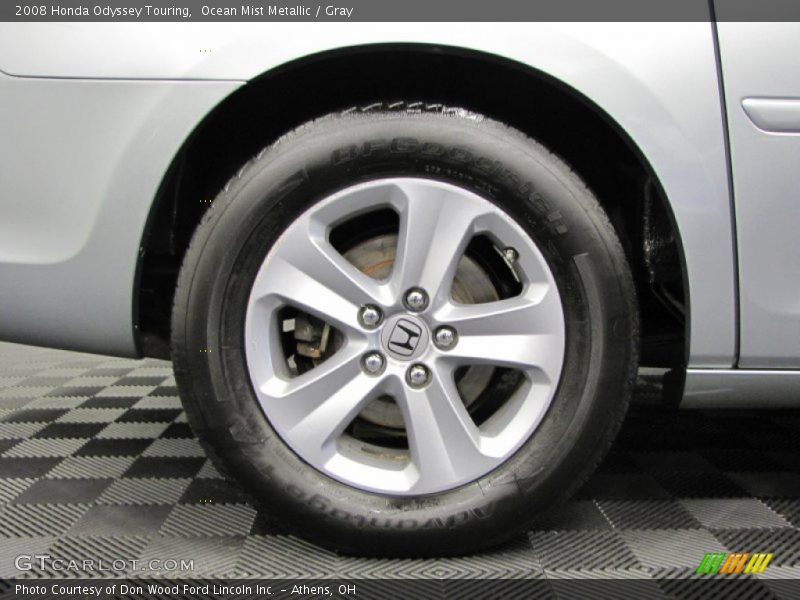 Ocean Mist Metallic / Gray 2008 Honda Odyssey Touring
