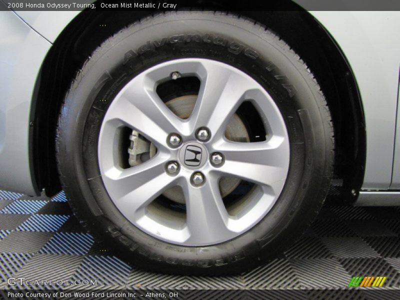 Ocean Mist Metallic / Gray 2008 Honda Odyssey Touring