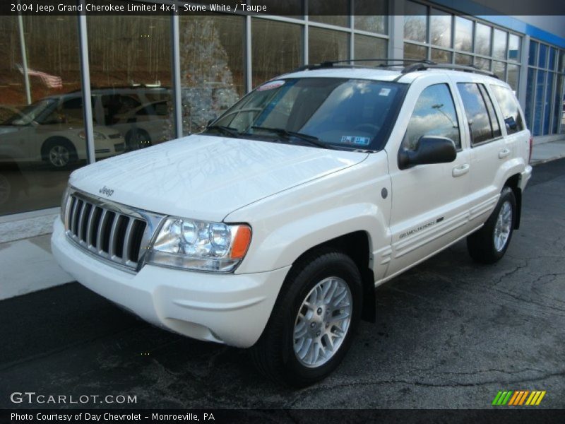Stone White / Taupe 2004 Jeep Grand Cherokee Limited 4x4