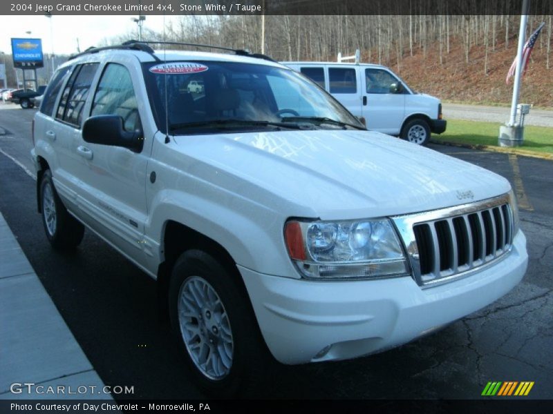 Stone White / Taupe 2004 Jeep Grand Cherokee Limited 4x4