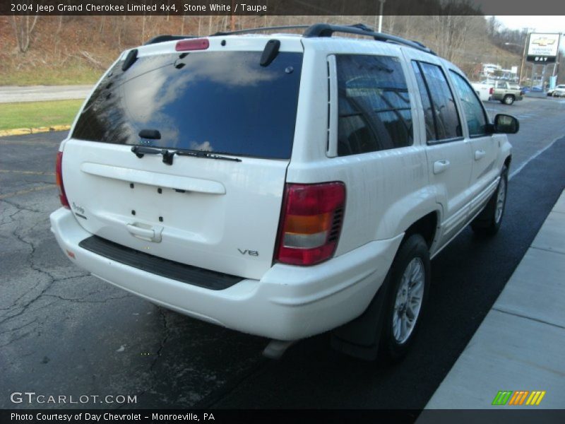 Stone White / Taupe 2004 Jeep Grand Cherokee Limited 4x4