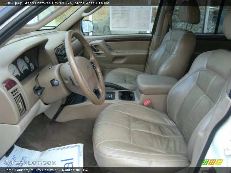 Stone White / Taupe 2004 Jeep Grand Cherokee Limited 4x4