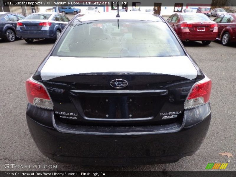 Dark Gray Metallic / Black 2013 Subaru Impreza 2.0i Premium 4 Door