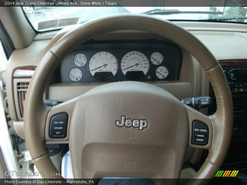 Stone White / Taupe 2004 Jeep Grand Cherokee Limited 4x4