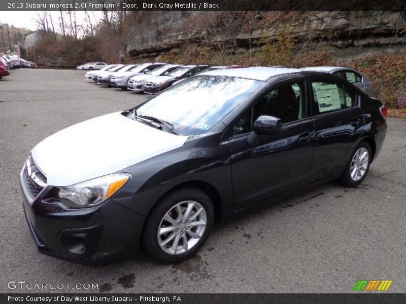 Dark Gray Metallic / Black 2013 Subaru Impreza 2.0i Premium 4 Door