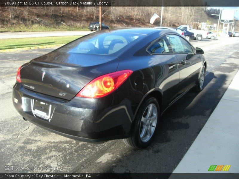 Carbon Black Metallic / Ebony 2009 Pontiac G6 GT Coupe
