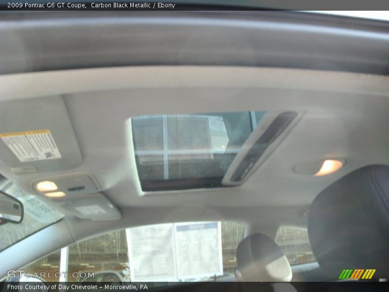 Carbon Black Metallic / Ebony 2009 Pontiac G6 GT Coupe