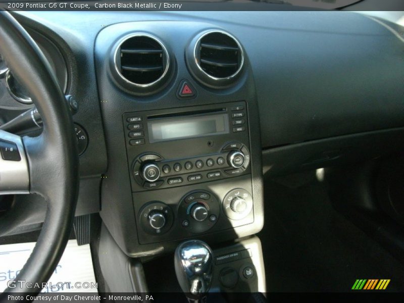 Carbon Black Metallic / Ebony 2009 Pontiac G6 GT Coupe