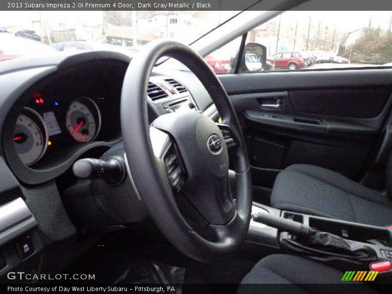 Dark Gray Metallic / Black 2013 Subaru Impreza 2.0i Premium 4 Door