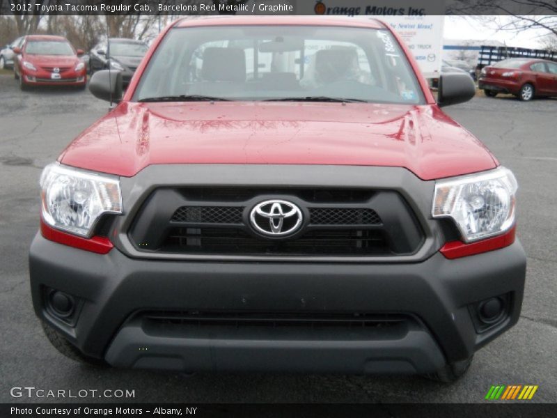 Barcelona Red Metallic / Graphite 2012 Toyota Tacoma Regular Cab