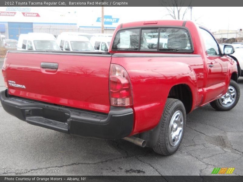 Barcelona Red Metallic / Graphite 2012 Toyota Tacoma Regular Cab