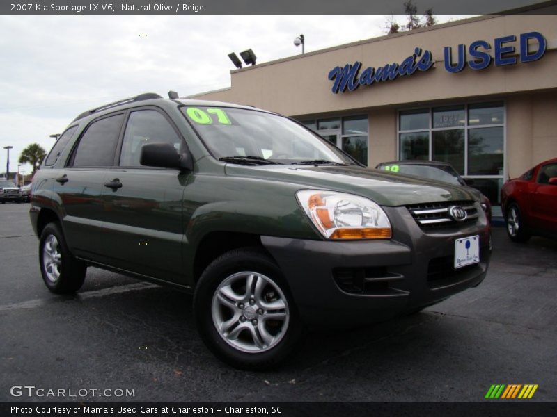 Natural Olive / Beige 2007 Kia Sportage LX V6