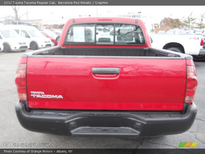 Barcelona Red Metallic / Graphite 2012 Toyota Tacoma Regular Cab