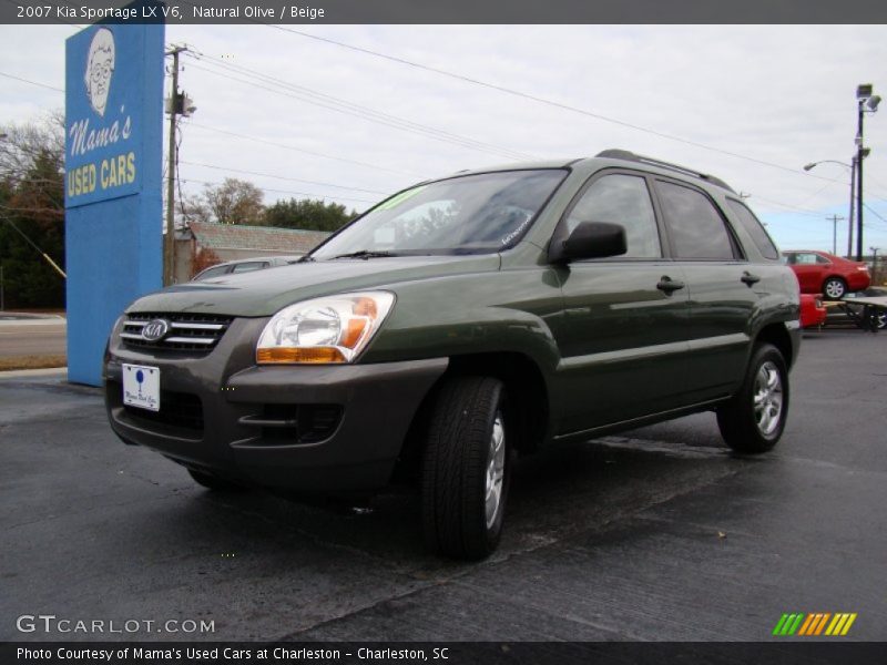 Natural Olive / Beige 2007 Kia Sportage LX V6