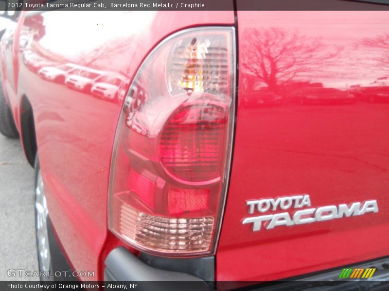 Barcelona Red Metallic / Graphite 2012 Toyota Tacoma Regular Cab