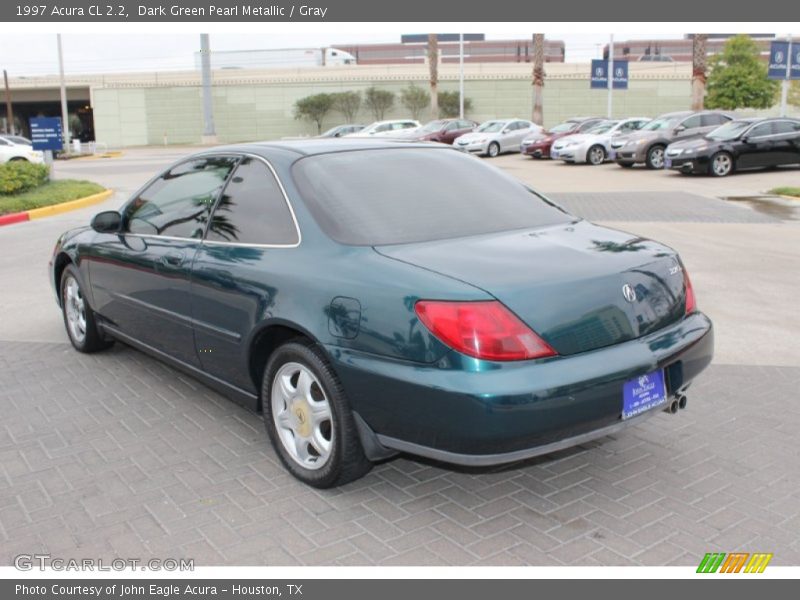 Dark Green Pearl Metallic / Gray 1997 Acura CL 2.2