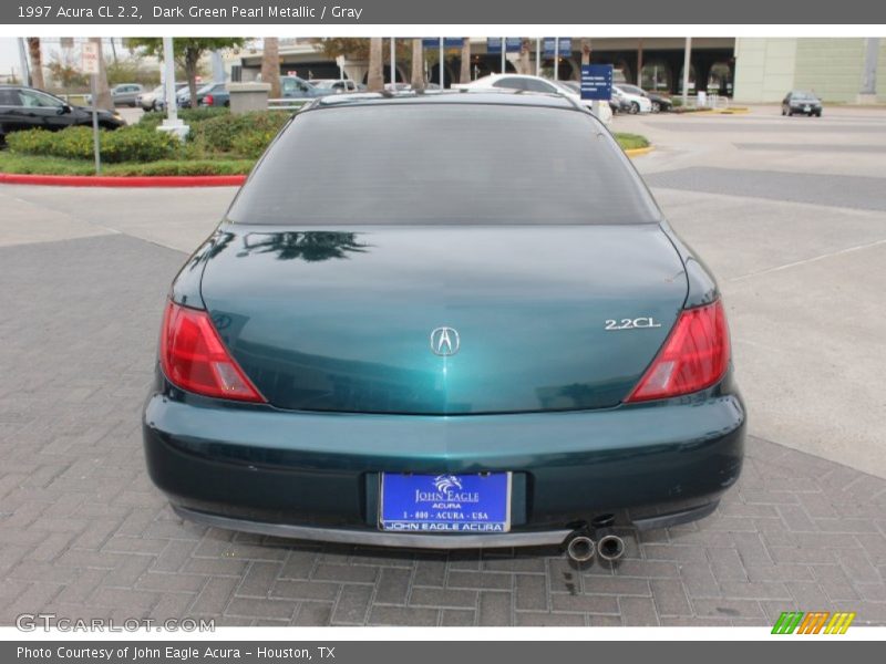 Dark Green Pearl Metallic / Gray 1997 Acura CL 2.2