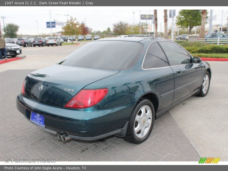 Dark Green Pearl Metallic / Gray 1997 Acura CL 2.2