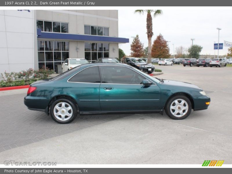 Dark Green Pearl Metallic / Gray 1997 Acura CL 2.2