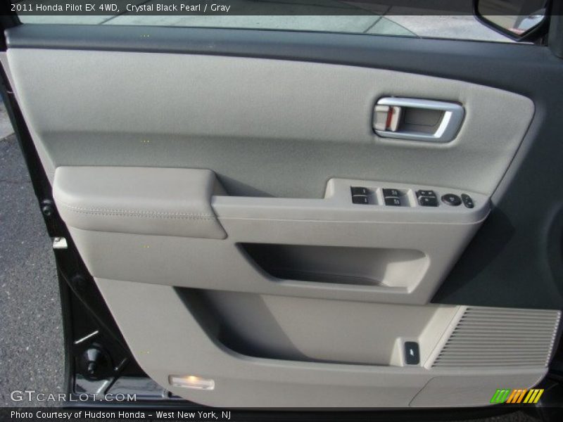 Crystal Black Pearl / Gray 2011 Honda Pilot EX 4WD