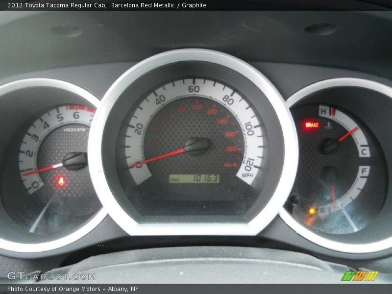 Barcelona Red Metallic / Graphite 2012 Toyota Tacoma Regular Cab