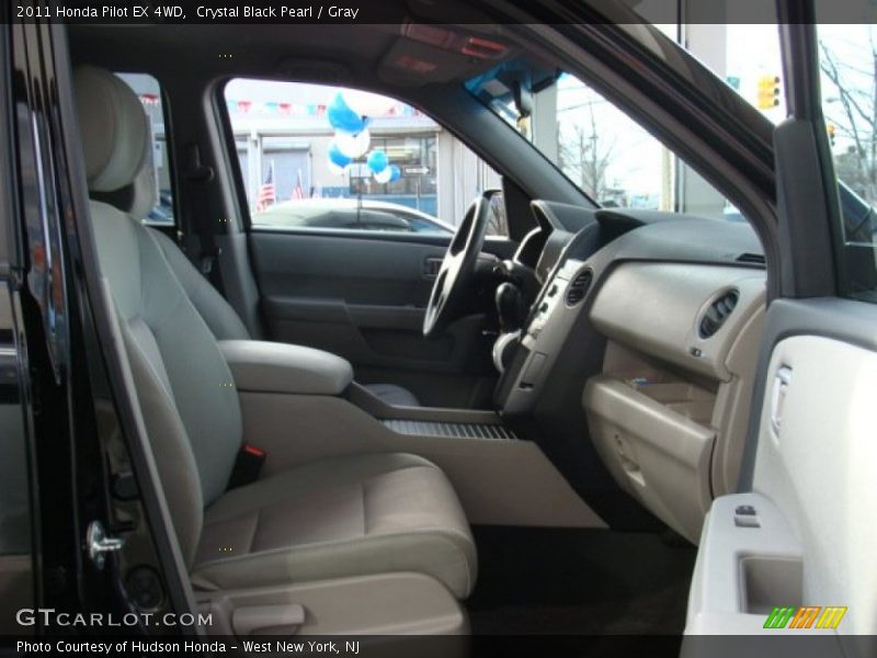 Crystal Black Pearl / Gray 2011 Honda Pilot EX 4WD