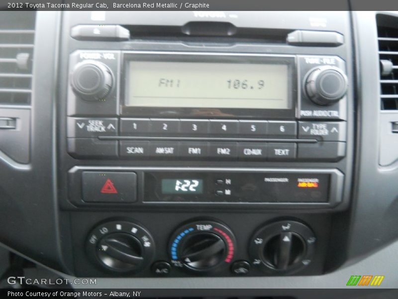 Barcelona Red Metallic / Graphite 2012 Toyota Tacoma Regular Cab