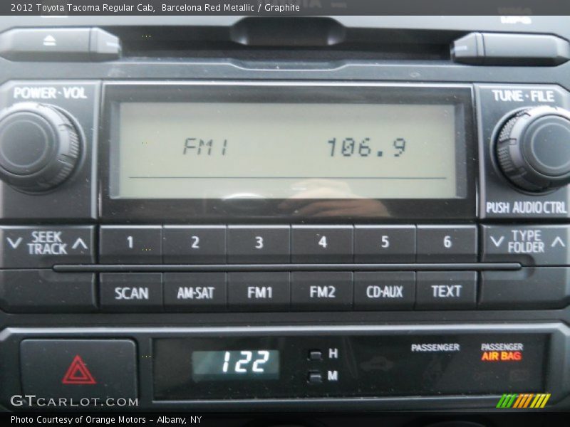 Barcelona Red Metallic / Graphite 2012 Toyota Tacoma Regular Cab