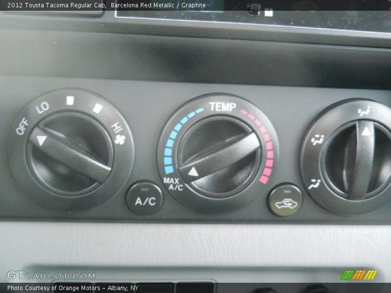 Barcelona Red Metallic / Graphite 2012 Toyota Tacoma Regular Cab