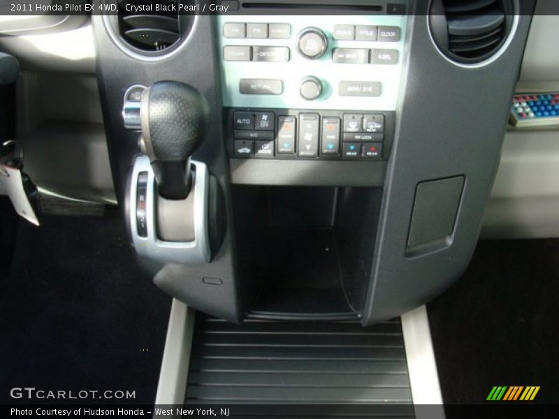 Crystal Black Pearl / Gray 2011 Honda Pilot EX 4WD