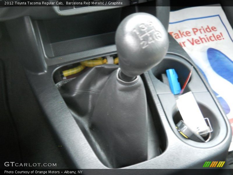 Barcelona Red Metallic / Graphite 2012 Toyota Tacoma Regular Cab