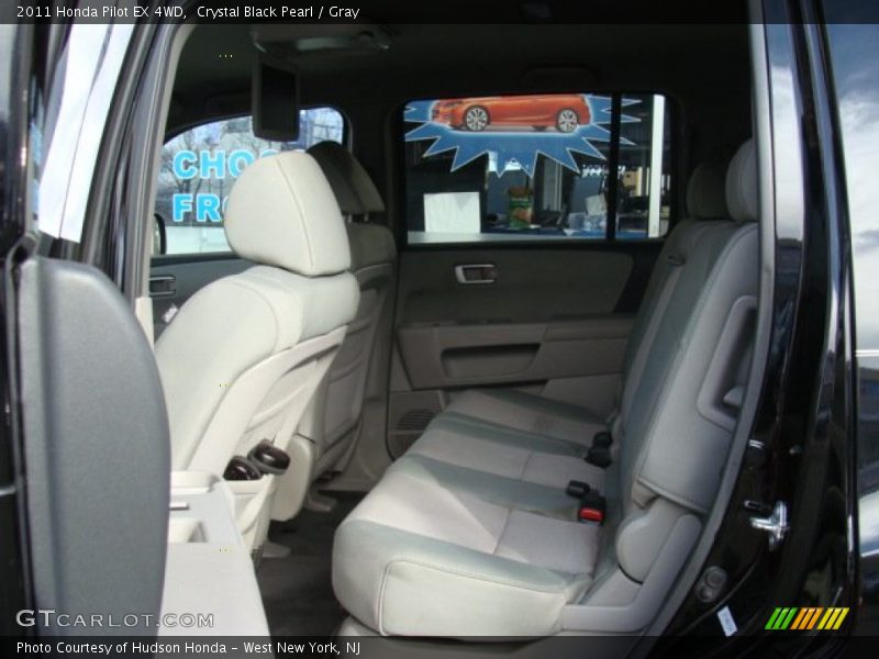 Crystal Black Pearl / Gray 2011 Honda Pilot EX 4WD