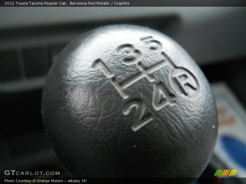 Barcelona Red Metallic / Graphite 2012 Toyota Tacoma Regular Cab