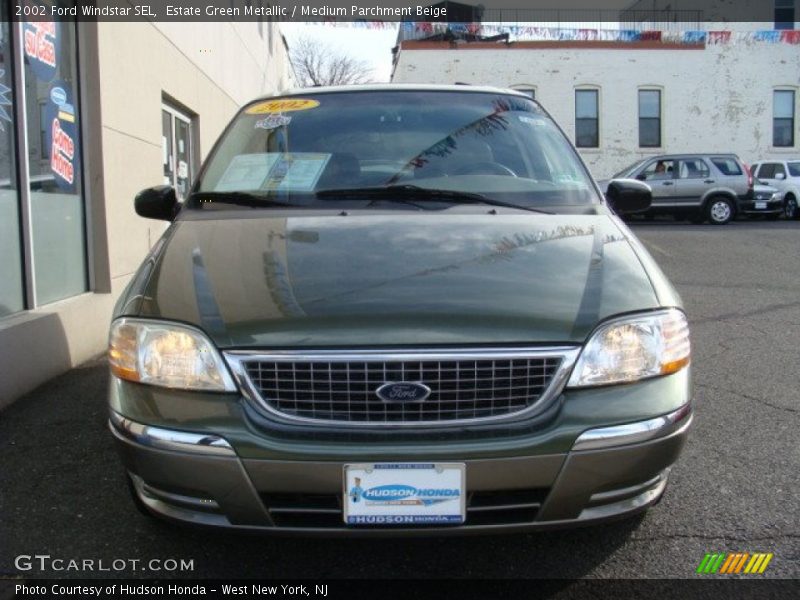 Estate Green Metallic / Medium Parchment Beige 2002 Ford Windstar SEL