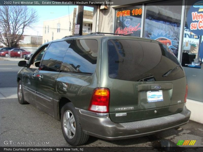 Estate Green Metallic / Medium Parchment Beige 2002 Ford Windstar SEL