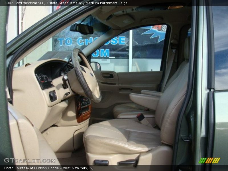 Estate Green Metallic / Medium Parchment Beige 2002 Ford Windstar SEL