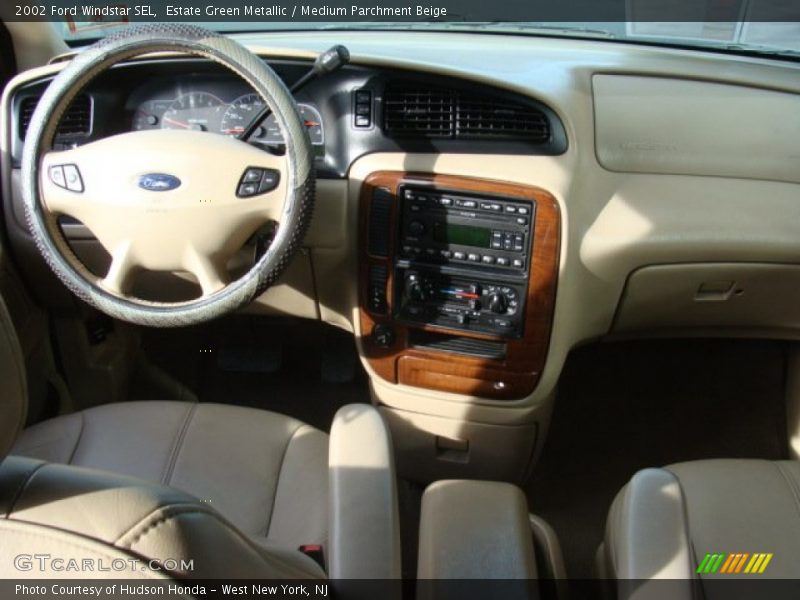 Estate Green Metallic / Medium Parchment Beige 2002 Ford Windstar SEL