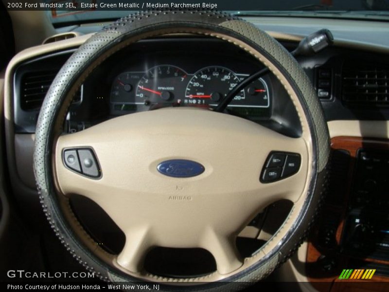 Estate Green Metallic / Medium Parchment Beige 2002 Ford Windstar SEL