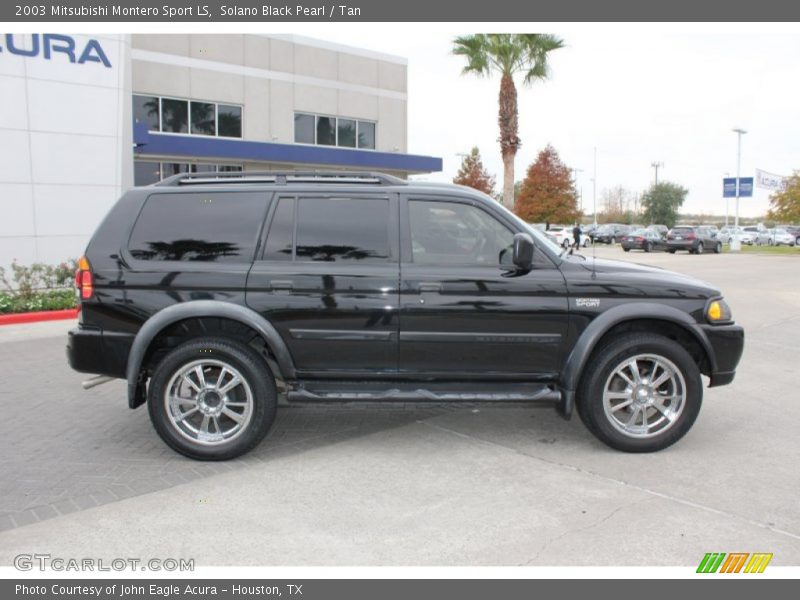 Solano Black Pearl / Tan 2003 Mitsubishi Montero Sport LS